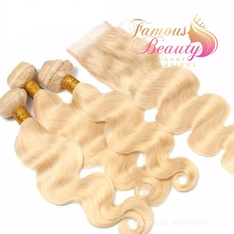 Russian Blonde: 4x4 HD Closures (SALE)